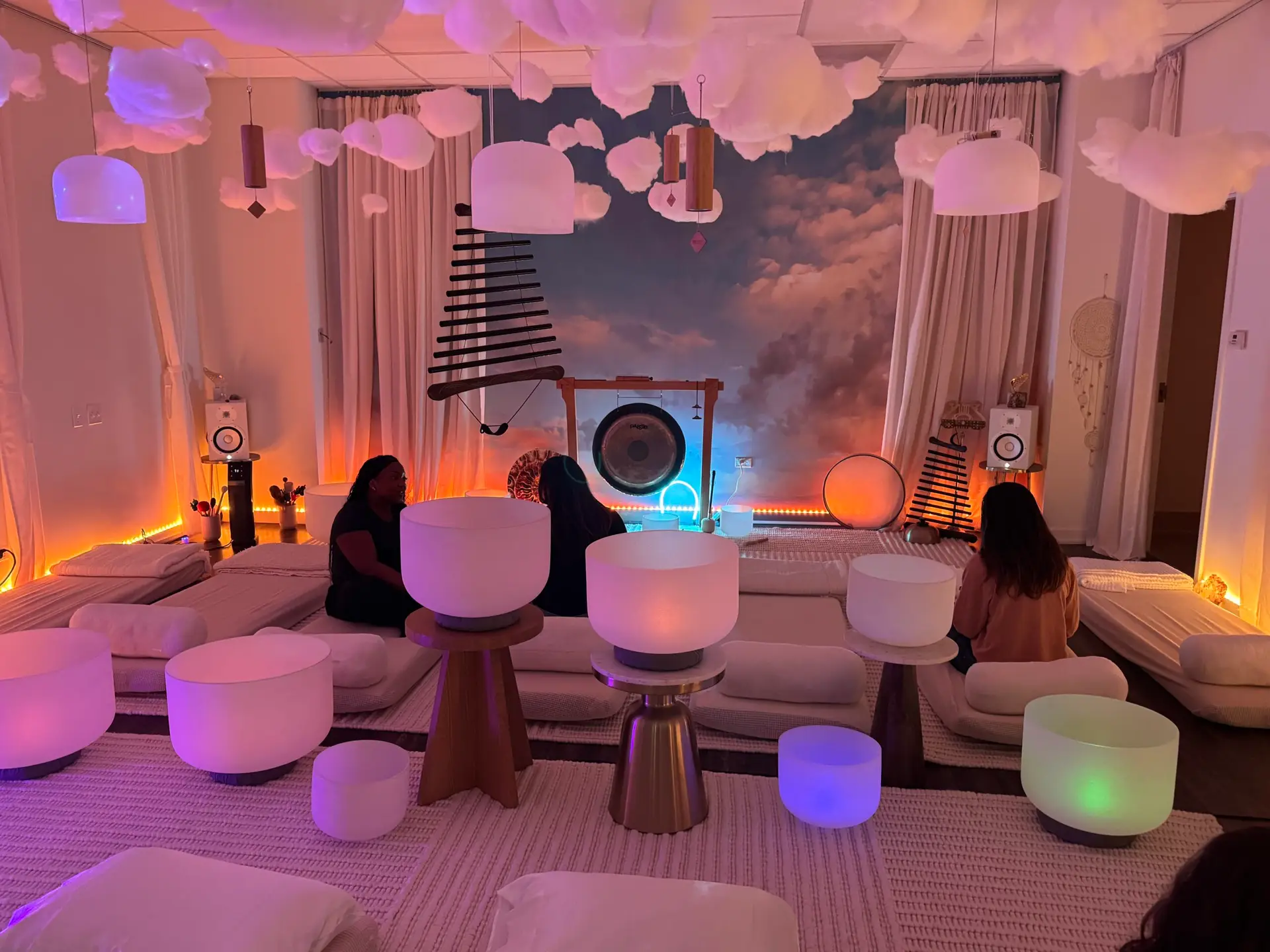 Bachelorette sound bath party in Chicago